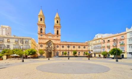 Cadiz Plaza de San Antonio Church