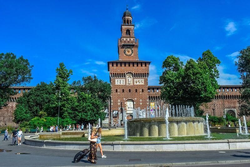 Castillo Sforzesco, uno de los lugares que visitar en Milán