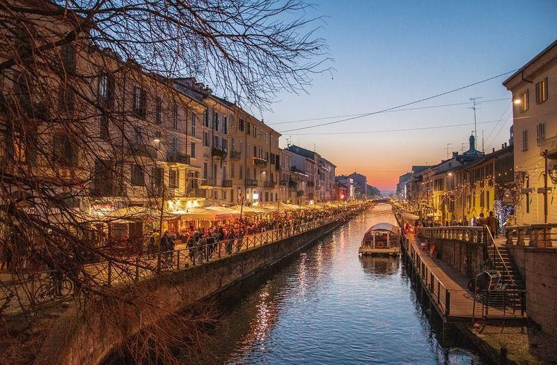 Barrio Navigli, uno de los lugares que visitar en Milán