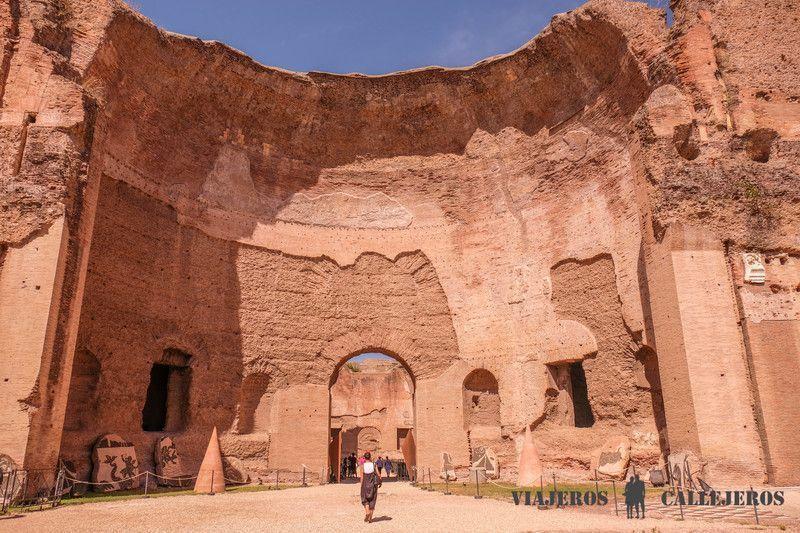 Termas de Caracalla, otro de los lugares que ver en Roma