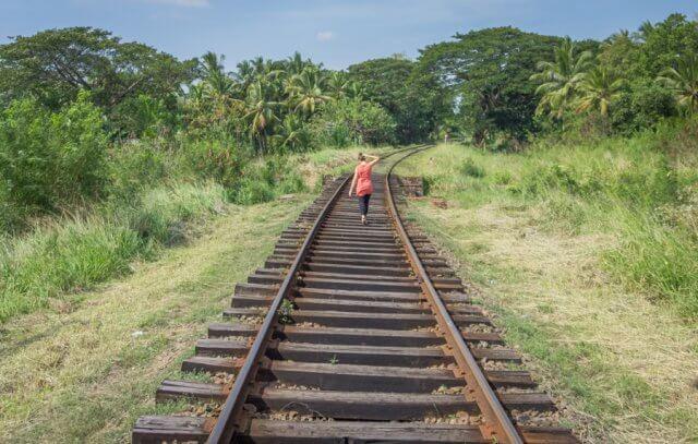Sri Lanka Rundreise Urlaub Zug Schienen