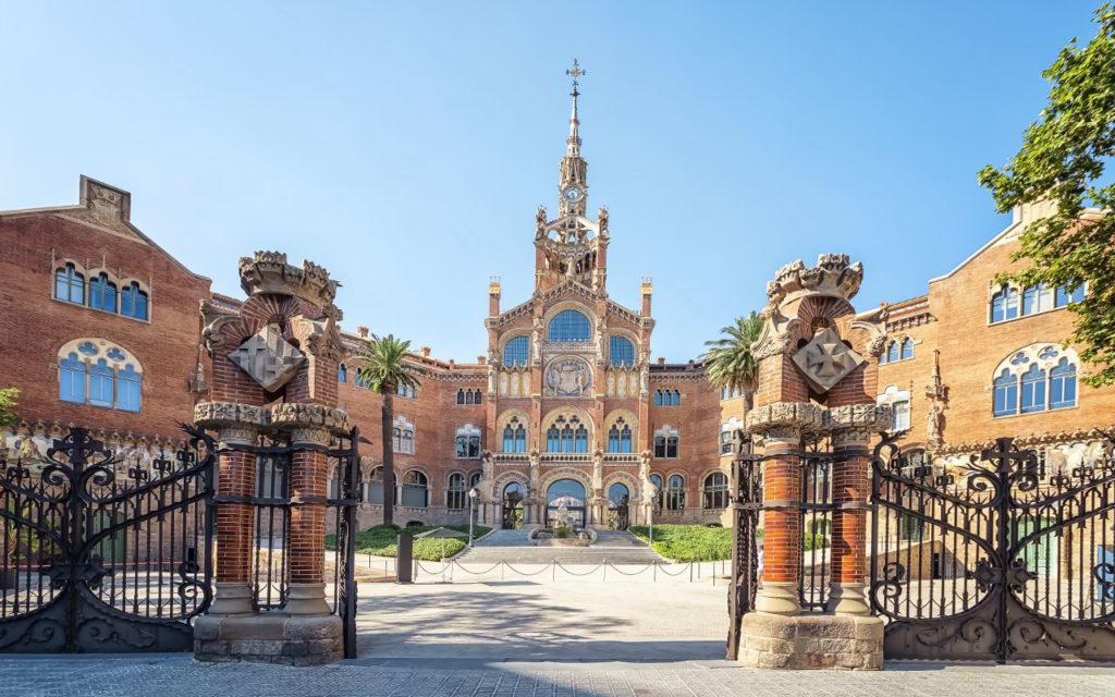 Hospital de Sant Pau in Barcelona ist eine der schönsten Attraktionen