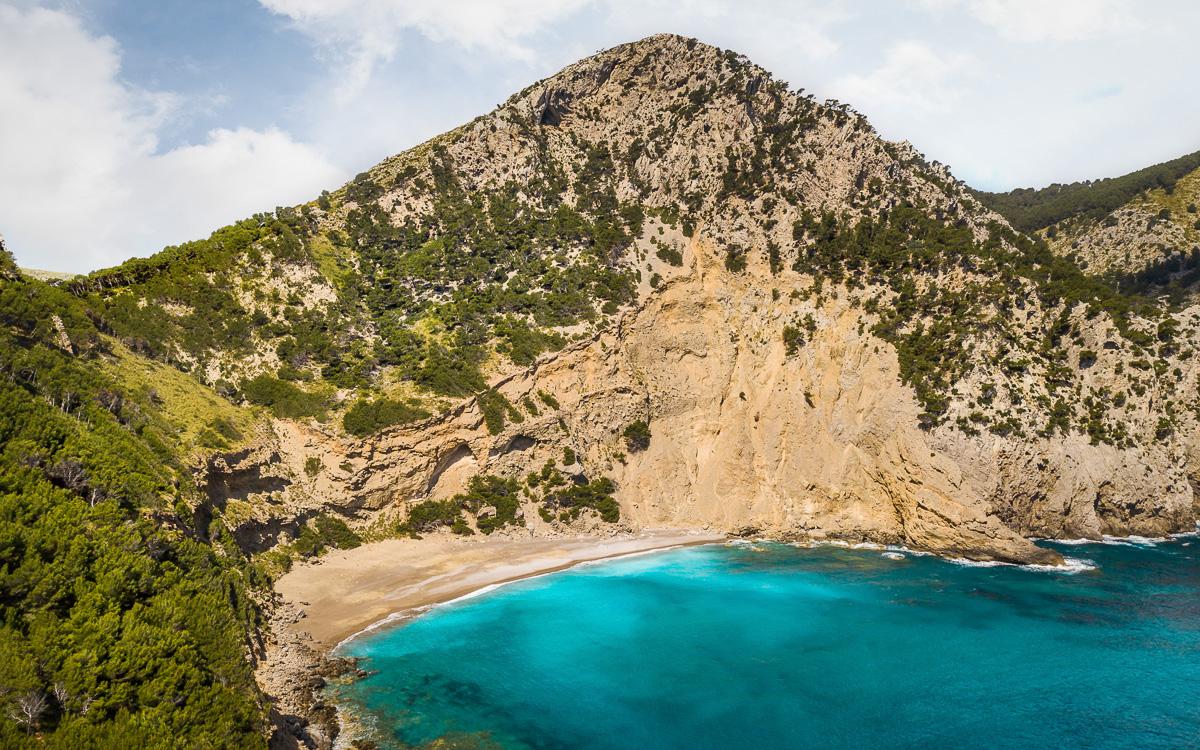 mallorca-tipps-platja-del-coll-baix-von-oben