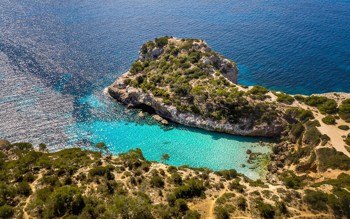 mallorca-tipps-cala-des-moro-von-oben