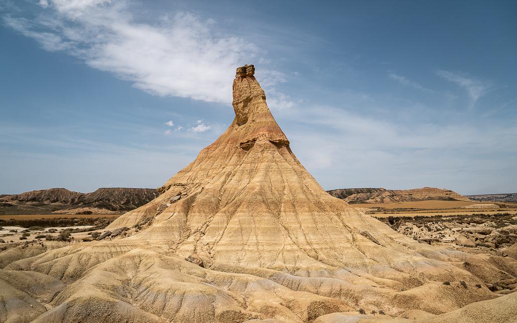 Castildetierra Bardenas Reales Navarra Spanien Sehenswürdigkeit